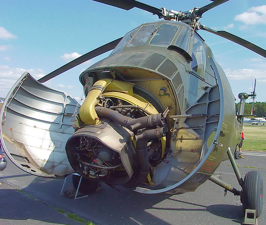 Sikorsky H-34 G (S-58): mittlerer Transporthubschrauber mit 9-Zylinder-Sternmotor