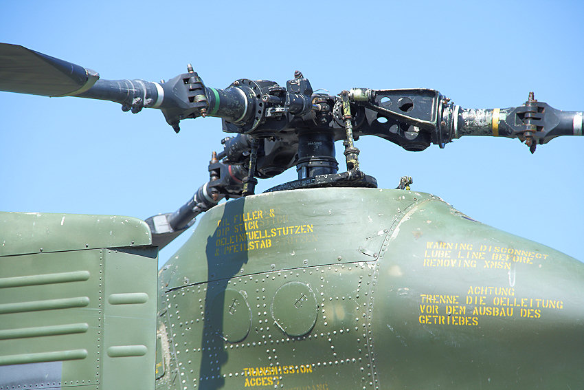 Vertol H-21 - Rotor hinten
