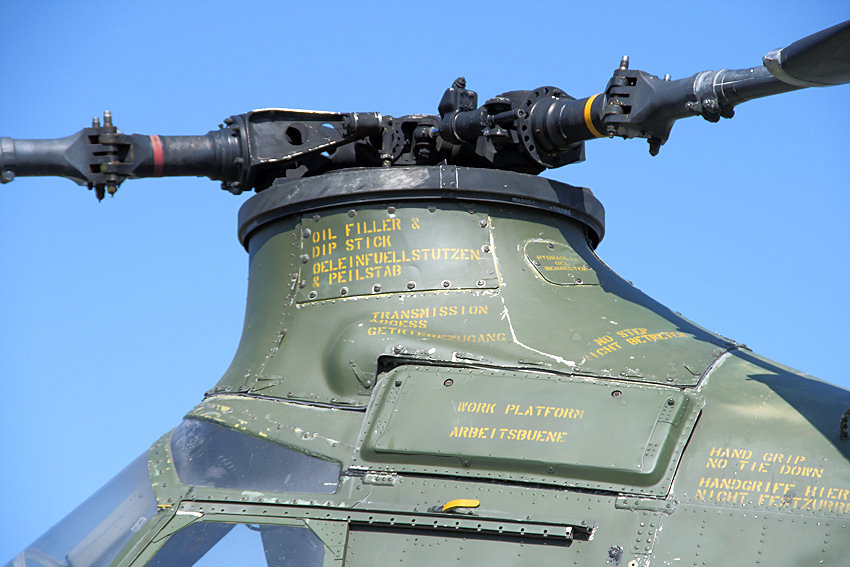 Vertol H-21 - Rotor vorne