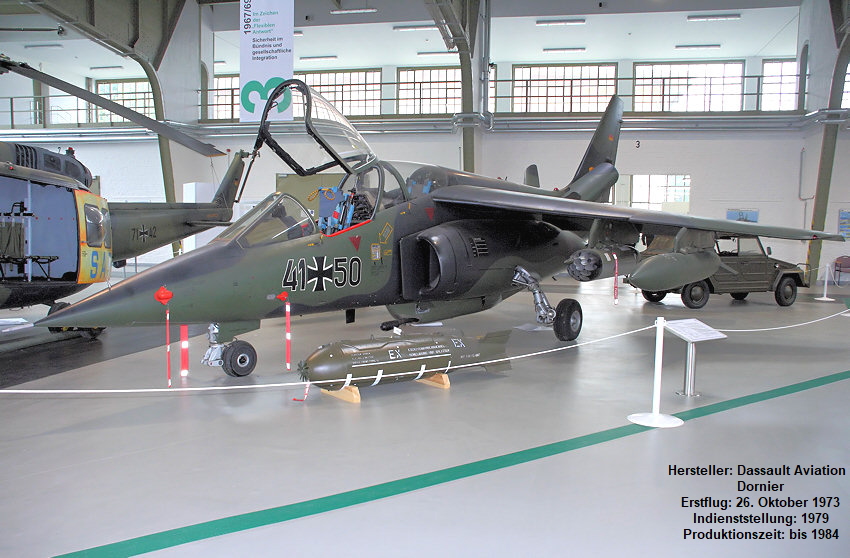 Alpha-Jet, Dassault / Dornier: leichtes Kampf- und Schulflugzeug