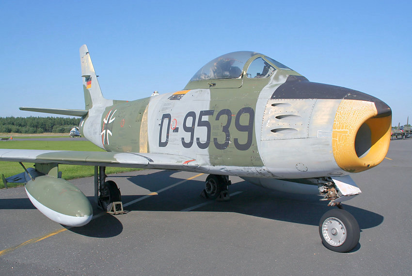 CANADAIR CL-13B SABRE MK.6: Trainingsflugzeug als Geschenk Kanadas zur Ausbildung deutscher Piloten