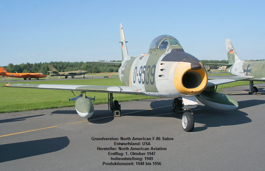 CANADAIR CL-13B SABRE MK.6: Geschenk Kanadas zur Ausbildung deutscher Piloten