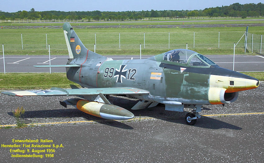 Fiat G-91 R3 Gina: Erdkampfflugzeug und Aufklärungsflugzeug von 1961