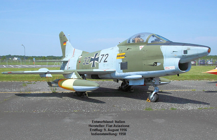 Fiat G-91 R3 Gina: das wichtigste Erdkampf- und Aufklärungsflugzeug der Bundesluftwaffe der 1950er Jahre