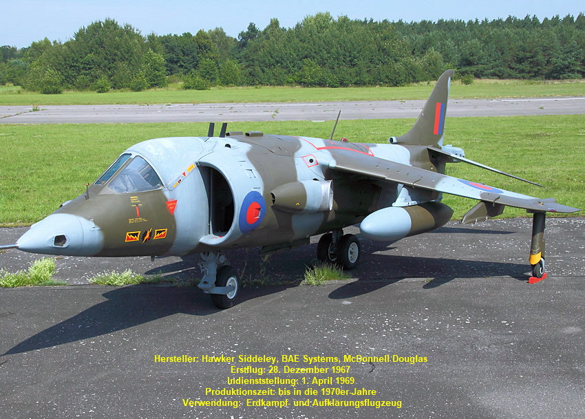 BAe (HS) Harrier GR Mk.1: Einer der ersten Senkrechtstarter von 1966