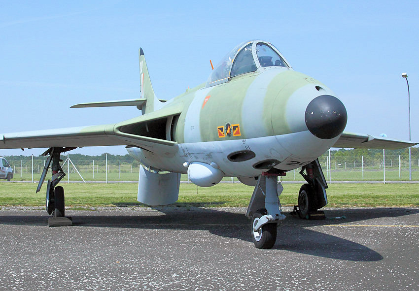Hawker Hunter F.Mk.6: englisches Jagd- und Jagdbombenflugzeug von 1951