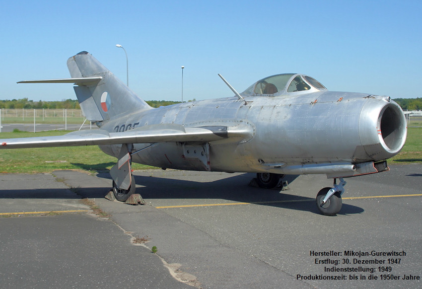 MiG-15 BIS, Mikojan-Gurewitsch: Erster in Großserie gebauter Düsenjet der UdSSR