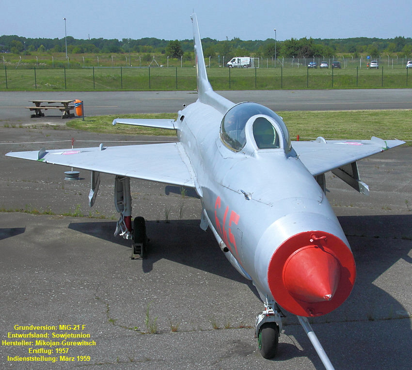 MiG-21 F-13, Mikojan-Gurewitsch: Abfangjagdflugzeug der ehemaligen UdSSR von 1958