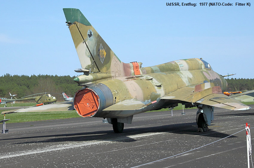 Suchoj SU-22 M 4: Jagdbomber mit Schwenkflügel der UdSSR von 1977
