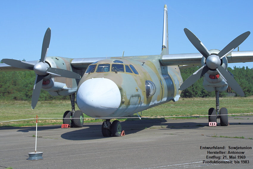 Antonow AN-26 T: Transportflugzeug und Vermessungsflugzeug