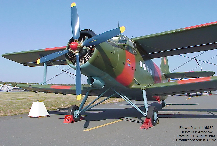 Antonow AN-2:  Die “Tante Anna” ist der größte einmotorige Doppeldecker der Welt