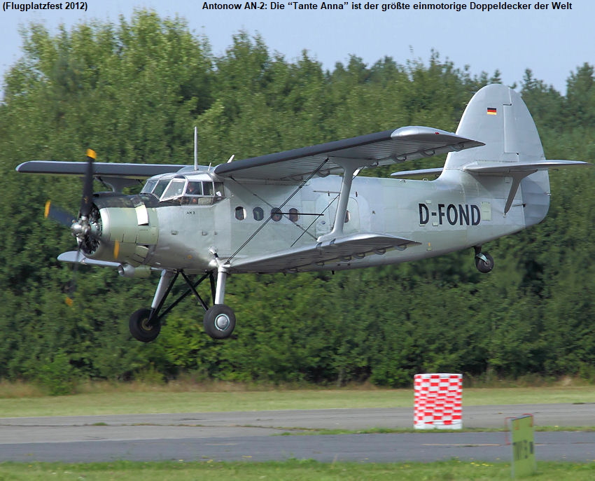 Antonow AN-2: Die “Tante Anna” ist der größte einmotorige Doppeldecker der Welt