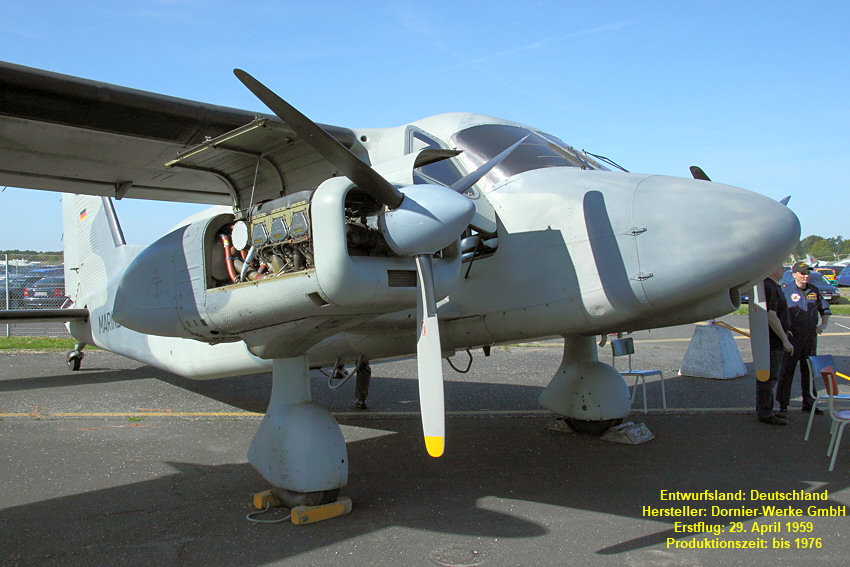 Dornier Do 28 D-2 Skyservant: Flugzeug der BRD mit Stummelflügel als Motorträger