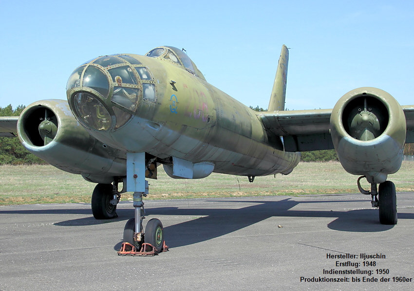 Iljuschin IL-28: Bomber und Zieldarstellungsflugzeug der UdSSR von 1948