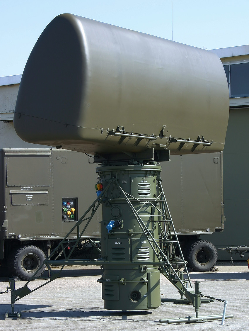 Radar der Nike Hercules Flugabwehr