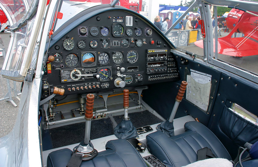 Messerschmitt Bf 108 - Cockpit