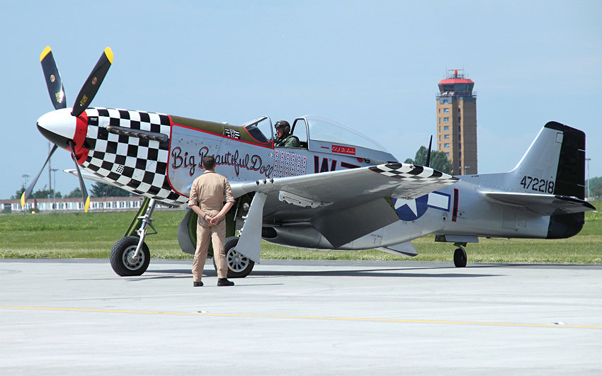 North American P-51 Mustang: Langstrecken-Begleitjäger US-amerikanischer Bomberverbände gegen das deutsche NS-Regime