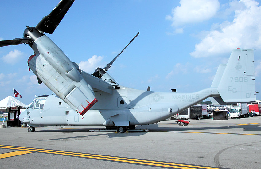 Bell-Boeing V22 Osprey: Flugzeug mit vertikaler Start- und Landefähigkeit