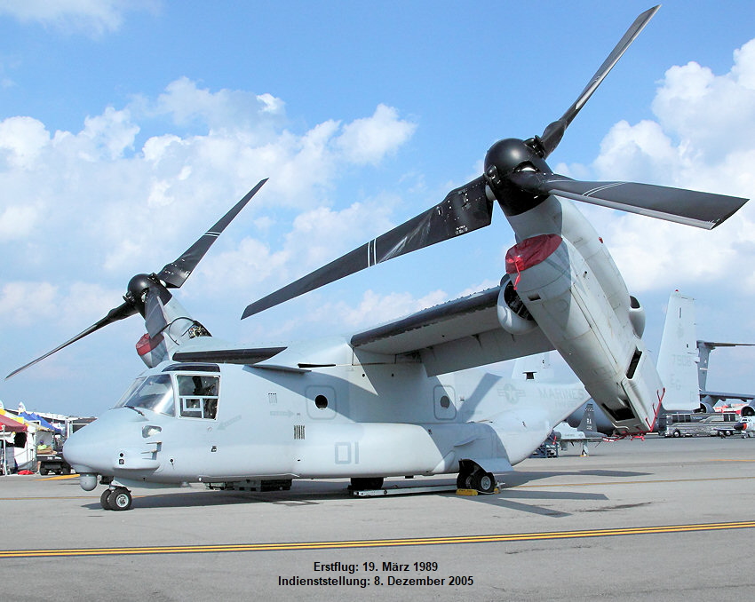 Bell-Boeing MV-22B Osprey - Kipprotorflugzeug mit vertikaler Start- und Landefähigkeit