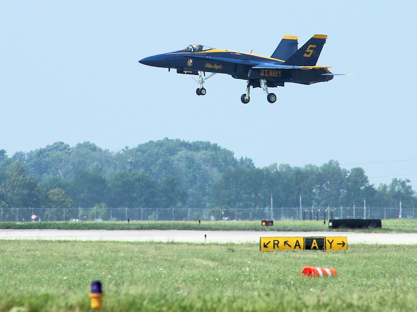 Blue Angels - Landung