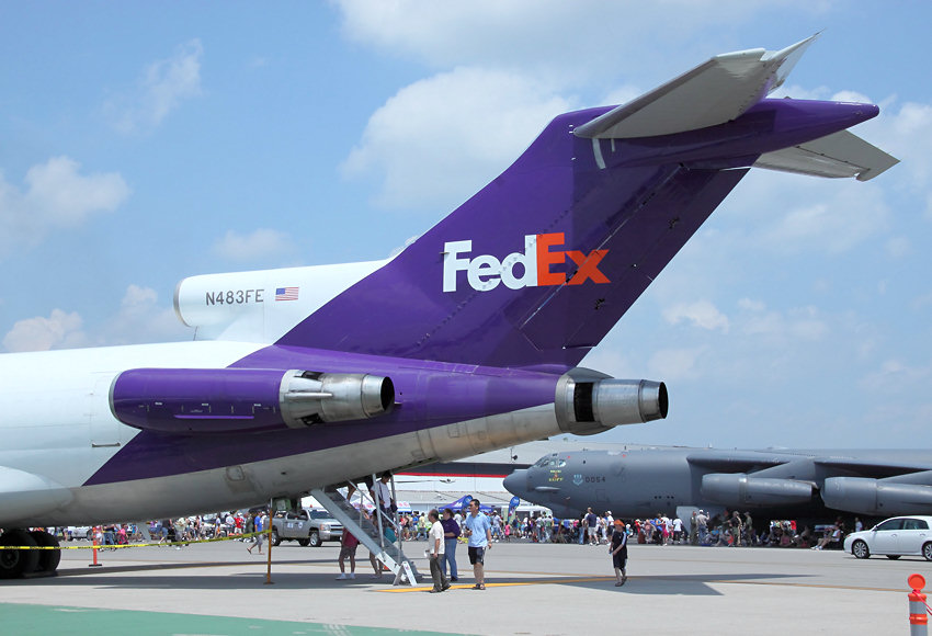 Boeing 727: dreistrahliges Transportflugzeug