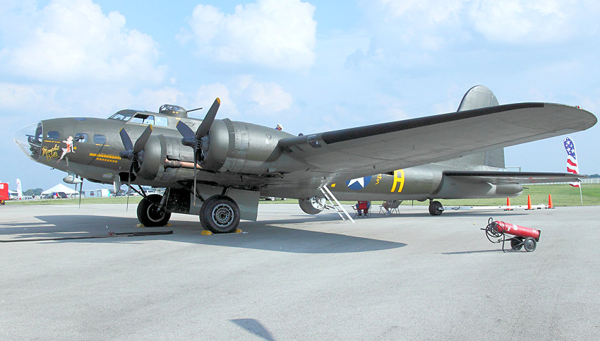Boeing B-17G Flying Fortress (Fliegende Festung): Bomber der USA im Zweiten Weltkrieg