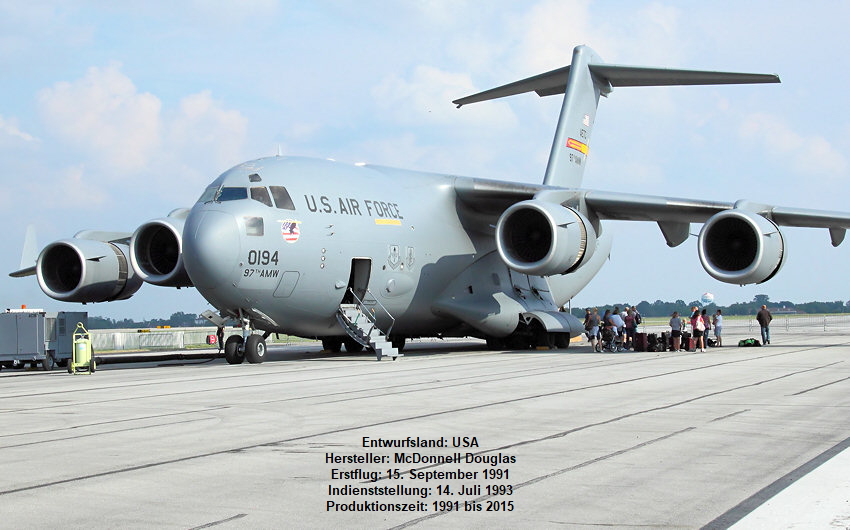 Boeing C-17A Globemaster III: Transportflugzeug der U.S. Air Force