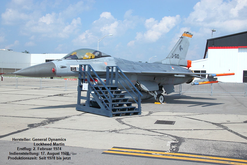 General Dynamics F-16 Fighting Falcon: Das Kampfflugzeug wird heute von Lockheed Martin produziert