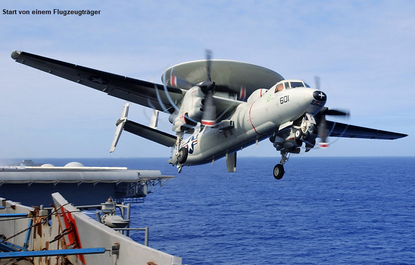 Grumman E2 Hawkeye: Flugansicht