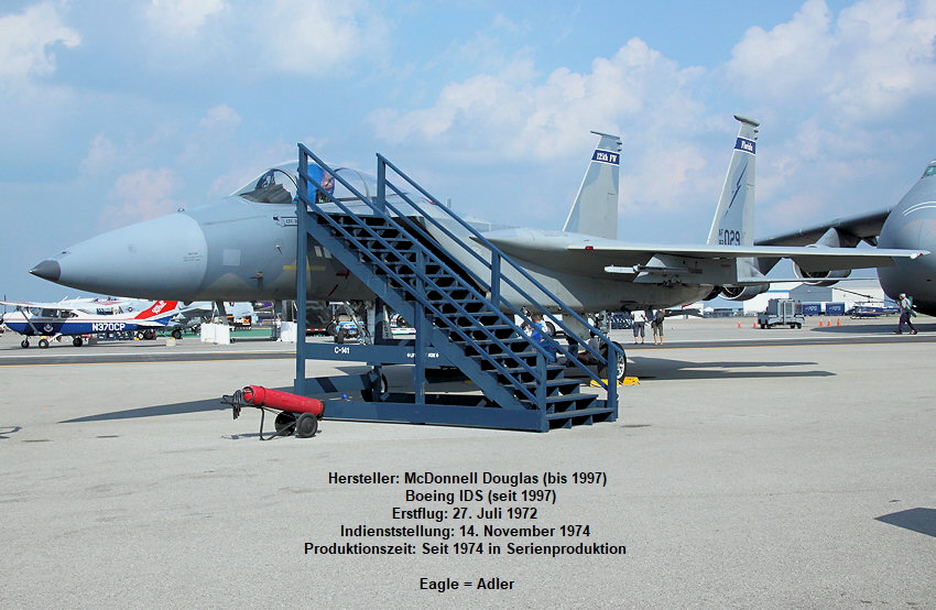 McDonnell Douglas F-15: zweistrahliger Luftüberlegenheitsjäger zur Erlangung der Luftüberlegenheit im Konfliktfall