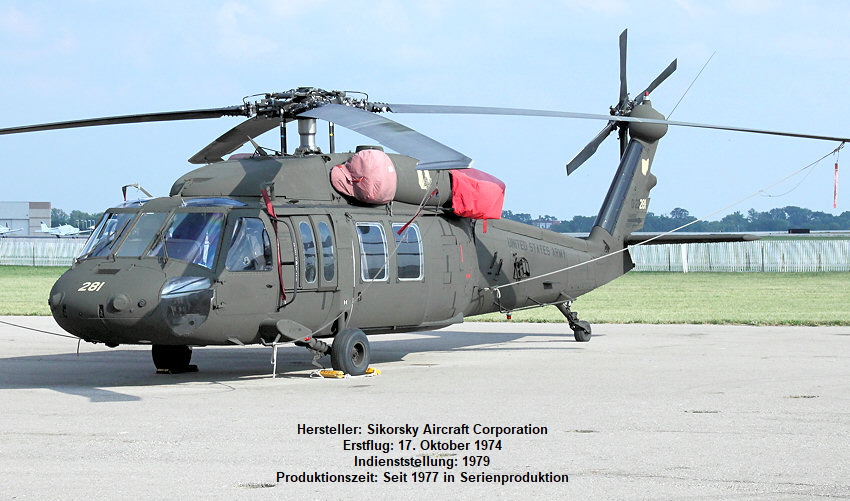 Sikorsky UH-60 Blackhawk: mittelschwerer Transporthubschrauber