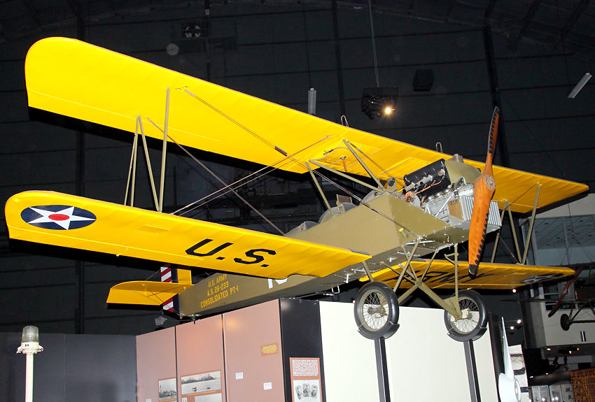 Consolidated PT-1 Trusty: Trainingsflugzeug der US-Army von 1923