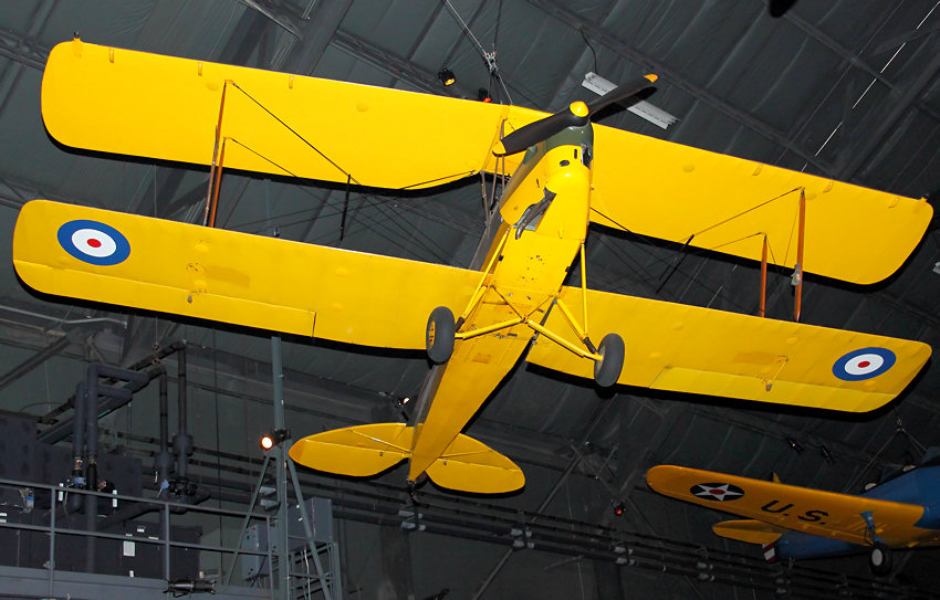 De Havilland DH 82A Tiger Moth: einmotoriger Doppeldecker zur Schulflugzeug von 1931