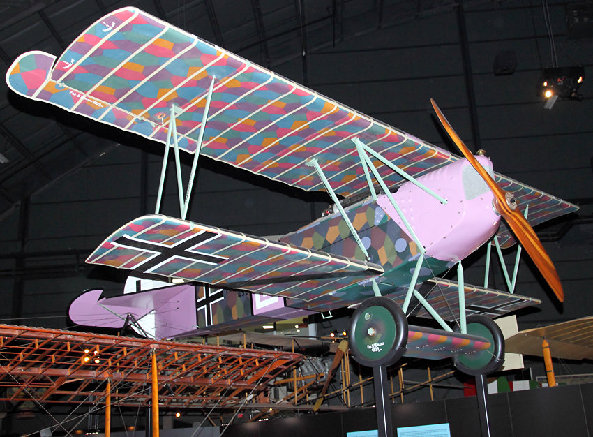 Fokker D.VII: deutsches Jagdflugzeug während des Ersten Weltkriegs