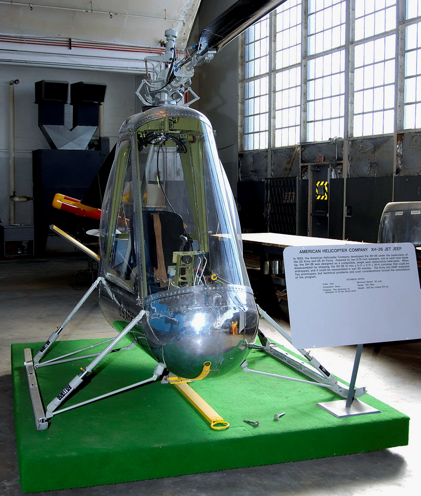 American Helicopter Co. XH-26 Jet Jeep: klappbarer Beabachtungshubschrauber der USA
