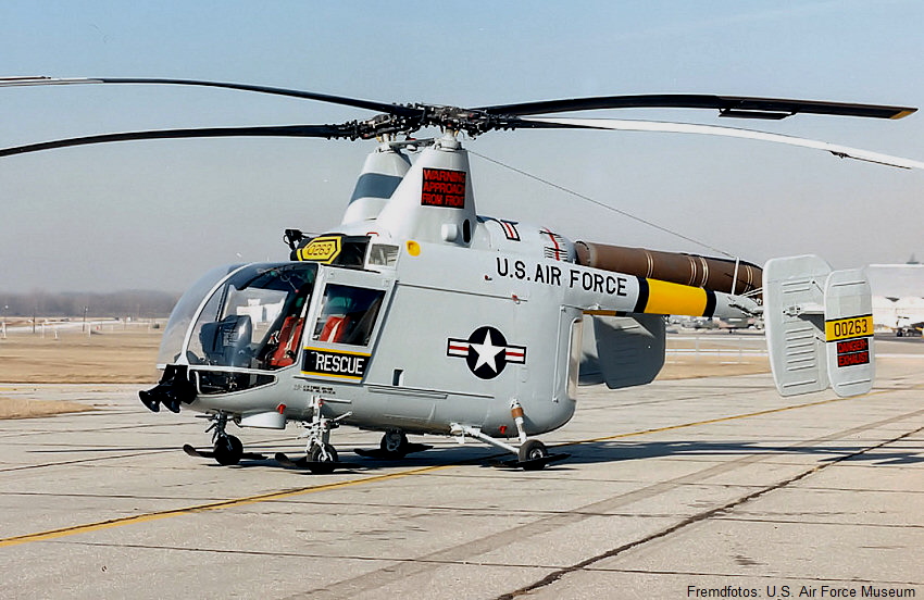 Kaman HH-43B Huskie: Kaman HH-43 Huskie: Doppelrotoren machten einen Heckrotor überflüssig