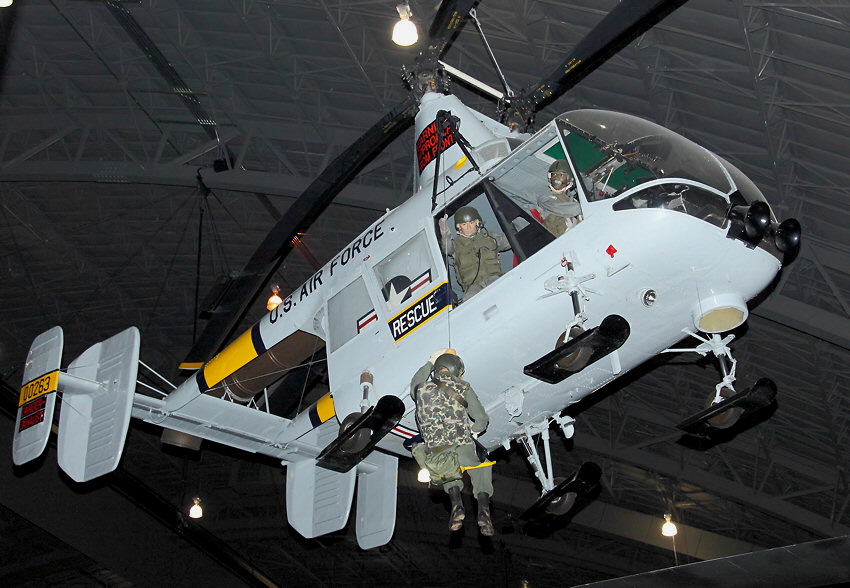 Kaman HH-43 Huskie: Doppelrotoren machten einen Heckrotor überflüssig