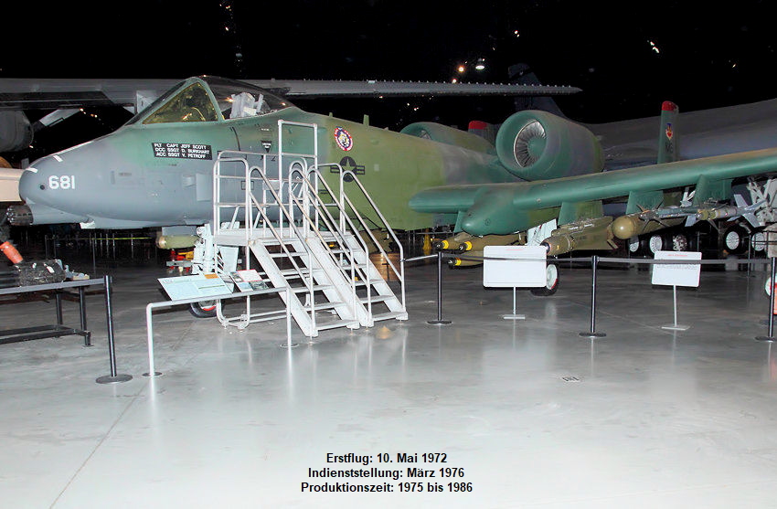 Fairchild Republic A-10A Thunderbolt II - Erdkampfflugzeug der US-Luftwaffe