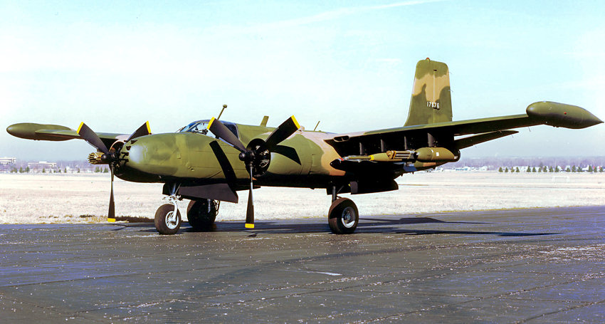 Douglas B-26K (A-26) Counter Invader: stark modifizierte Version der Douglas A-26 Invader des Zweiten Weltkrieges