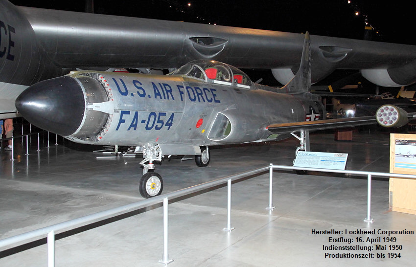Lockheed F-94C Starfire: Der Abfangjäger wurden von der Lockheed P-80 Shooting Star entwickelt