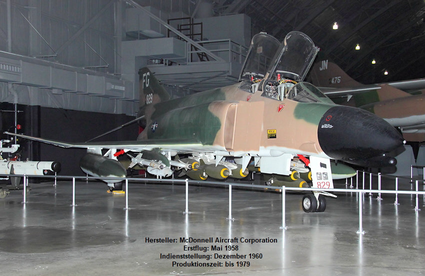 McDonnell Douglas F-4C Phantom II: Dieses Flugzeug schoß 1967 bei einer Luft-Luft-Mission gegen Nord-Vietnam zwei MiG-17 an einem Tag ab