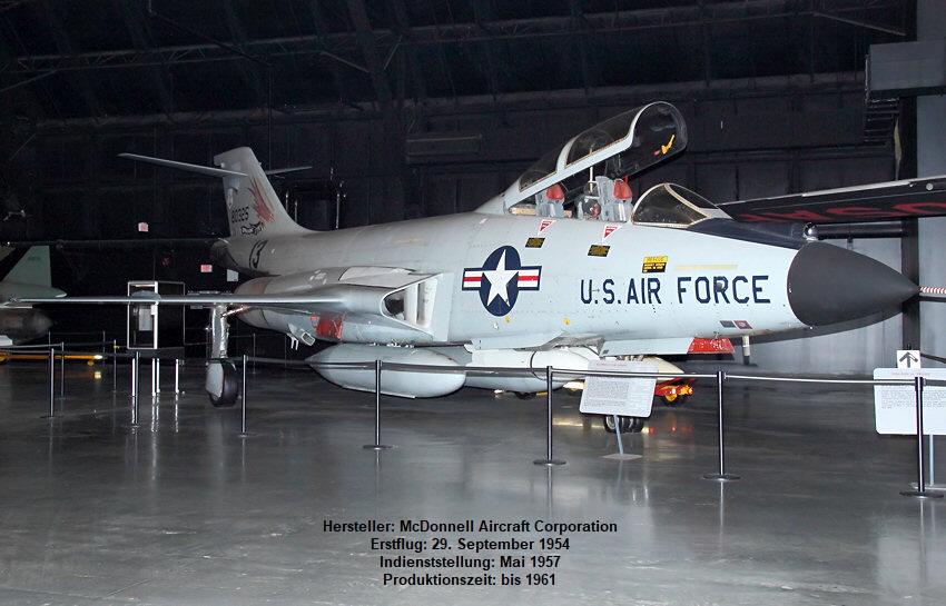 McDonnell F-101B Voodoo: Jagdflugzeug der US-Luftwaffe von 1954