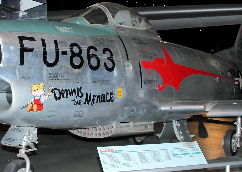 North American F-86D - Detail
