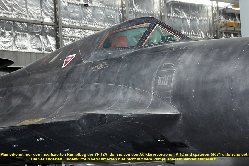 Lockheed YF-12: Der Mach 3 Abfangjäger gilt als Vorläufer des Aufklärers Lockheed SR-71 Blackbird