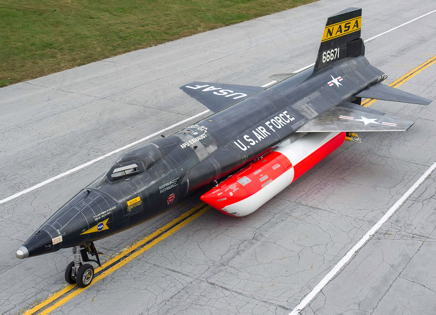 North American X-15A-2 - von oben