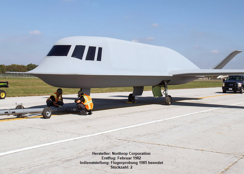 Northrop Tacit Blue - Vorfeld