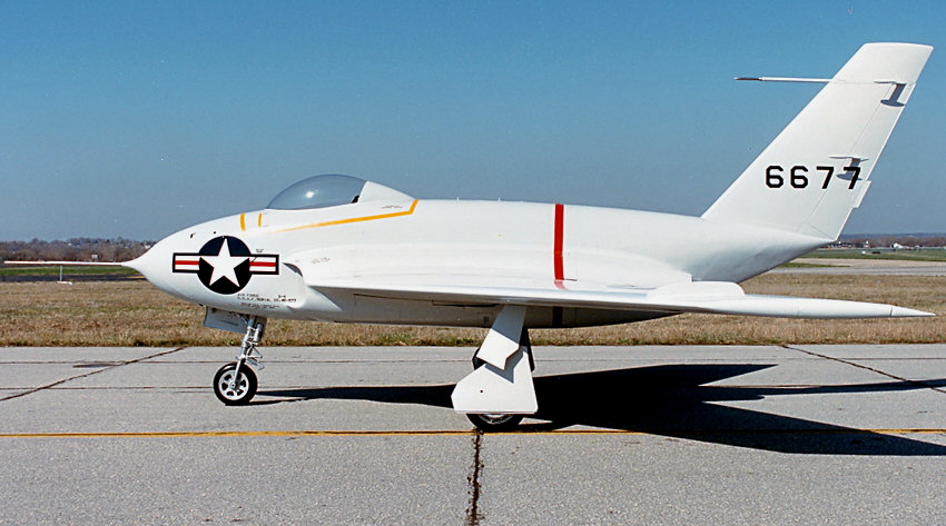 Northrop X-4 - Seitenansicht