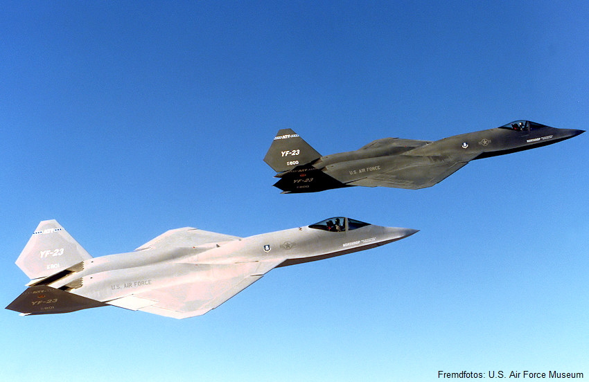 YF-23A Black Widow II - Flugstaffel