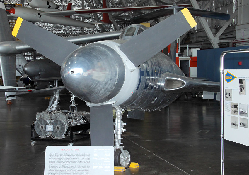 Republic XF-84H: Das schnellste jemals gebaute experimentelle Jagdflugzeug mit Propellerantrieb war auch das lauteste Flugzeug