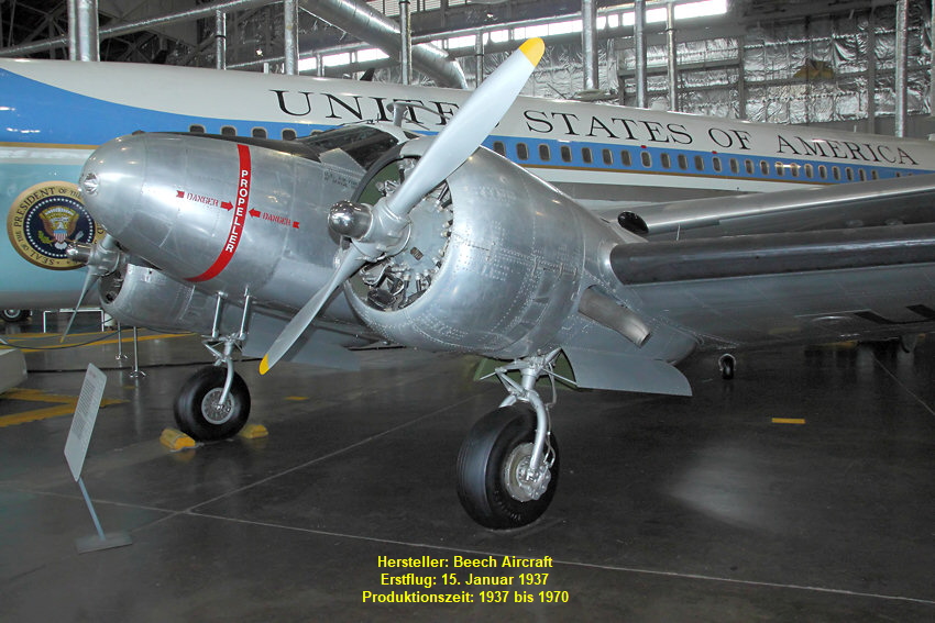 Beech C-45H Expeditor: militärische Version der beliebten Beechcraft Model 18 der 1950er Jahre